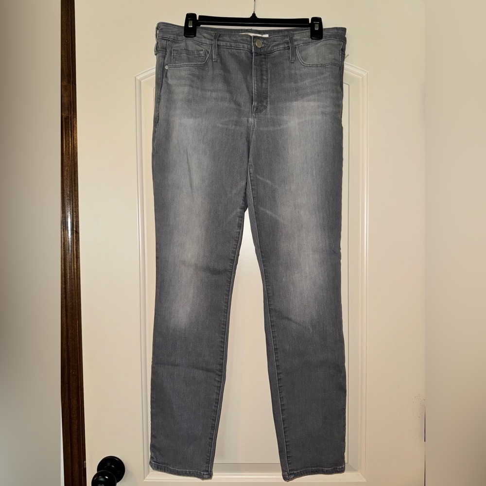 Athleta Gray Sculptek Skinny Jeans size 12